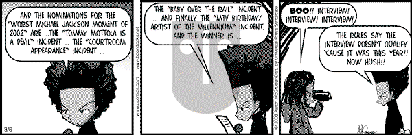 The Boondocks on Thursday October 7, 2010 Comic Strip