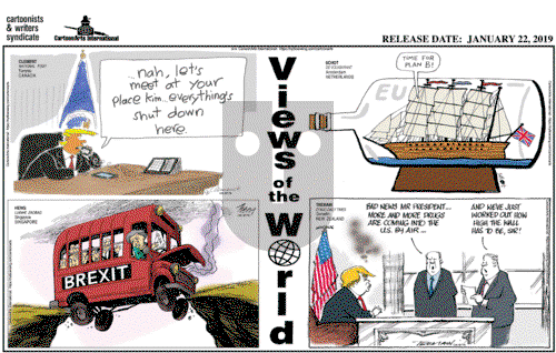 Views of the World on Tuesday January 22, 2019 Comic Strip