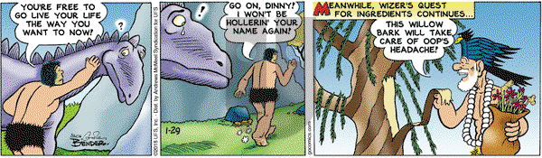 Alley Oop on Monday January 29, 2018 Comic Strip