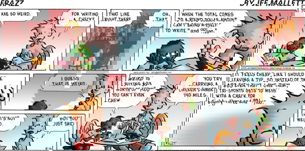 Frazz on Sunday August 16, 2009 Comic Strip