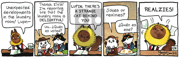 Breaking Cat News on Monday March 12, 2018 Comic Strip