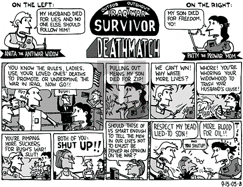 Ted Rall on Saturday September 17, 2005 Comic Strip