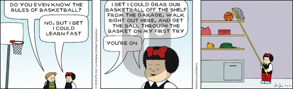 Nancy on Friday April 12, 2019 Comic Strip