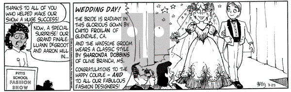 Luann on Saturday March 25, 1995 Comic Strip