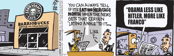 La Cucaracha on Wednesday October 7, 2009 Comic Strip