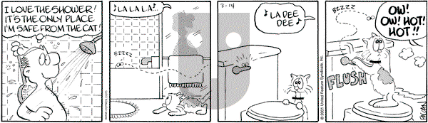 Drabble on Wednesday March 14, 2001 Comic Strip