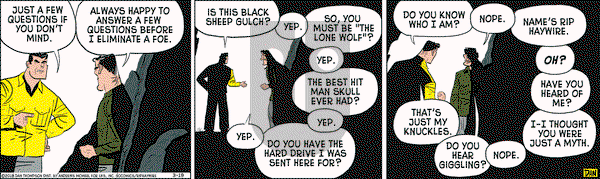 Rip Haywire on Monday March 19, 2018 Comic Strip