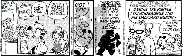 Over the Hedge on Thursday August 16, 2001 Comic Strip
