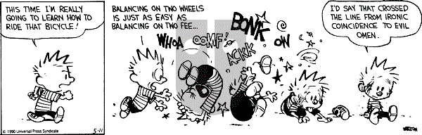 Calvin and Hobbes - Friday May 11, 1990 Comic Strip
