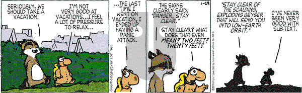 Over the Hedge on Tuesday January 29, 2013 Comic Strip