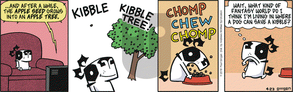 Pooch Cafe on Monday April 23, 2018 Comic Strip