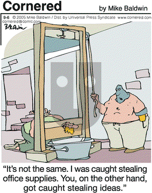 Cornered on Tuesday September 6, 2005 Comic Strip