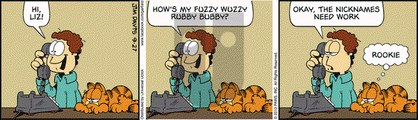 Garfield on Friday September 27, 2013 Comic Strip