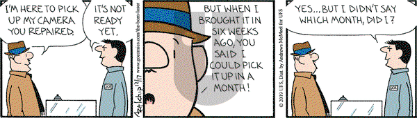 The Born Loser on Tuesday December 17, 2019 Comic Strip