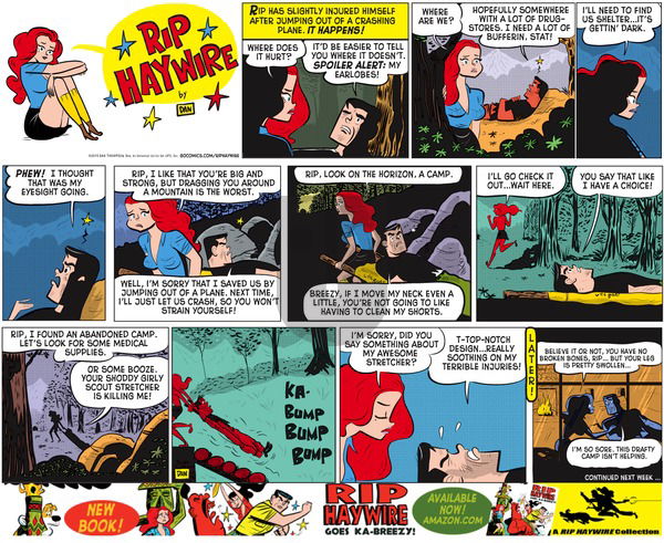 Rip Haywire on Sunday April 26, 2015 Comic Strip