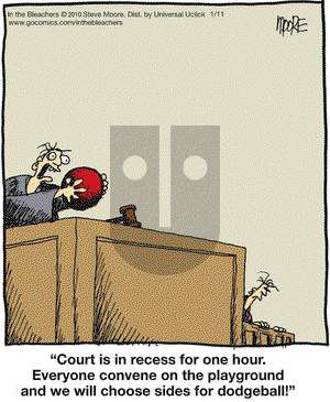 In the Bleachers on Monday January 11, 2016 Comic Strip