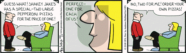 The Born Loser on Wednesday October 3, 2018 Comic Strip