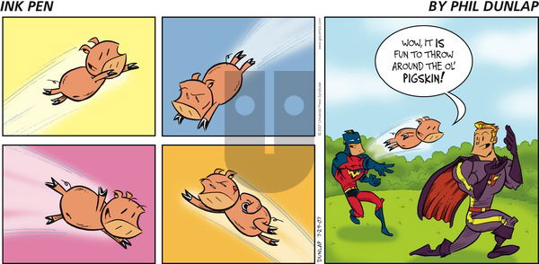 Ink Pen on Sunday July 29, 2007 Comic Strip