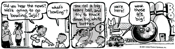 JumpStart on Monday July 9, 2001 Comic Strip