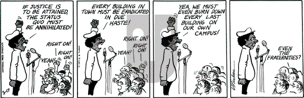 Doonesbury - Wednesday March 17, 1971 Comic Strip