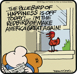 Ziggy - Monday October 15, 2018 Comic Strip