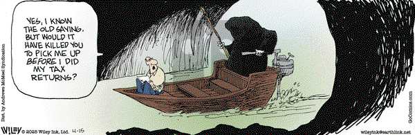 Non Sequitur on Tuesday April 15, 2025 Comic Strip