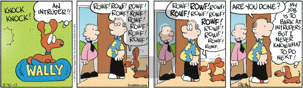 Drabble on Friday August 30, 2013 Comic Strip