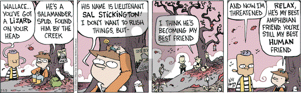 Wallace the Brave on Monday November 3, 2025 Comic Strip