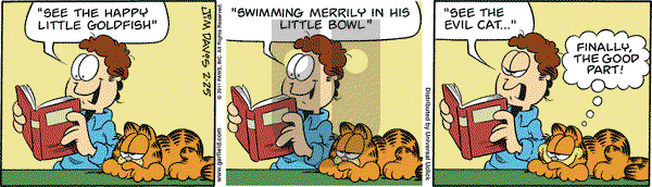 Garfield on Friday February 25, 2011 Comic Strip