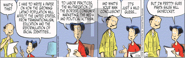 Baldo on Tuesday February 26, 2008 Comic Strip