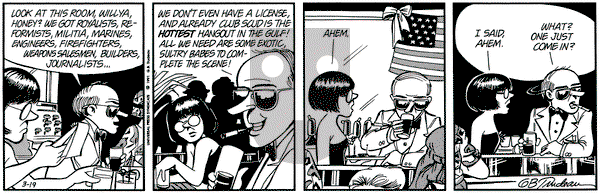 Doonesbury on Tuesday March 19, 1991 Comic Strip