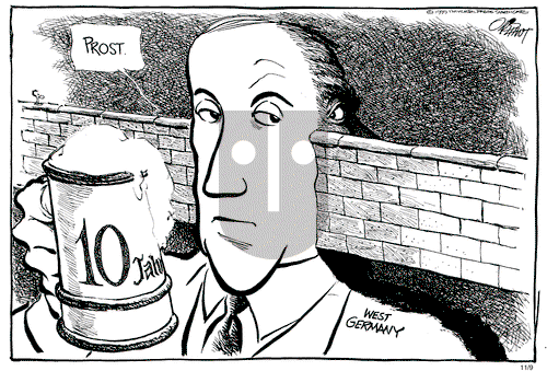 Pat Oliphant on Sunday April 30, 2000 Comic Strip