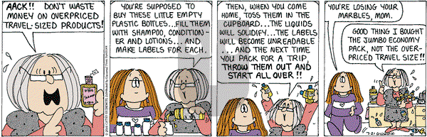 Cathy Classics - Friday July 21, 2000 Comic Strip