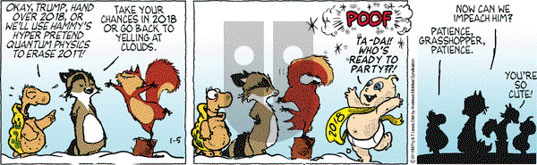 Over the Hedge on Friday January 5, 2018 Comic Strip