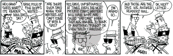 Monty on Wednesday November 10, 2004 Comic Strip
