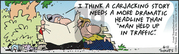 Frank and Ernest on Thursday June 11, 2015 Comic Strip