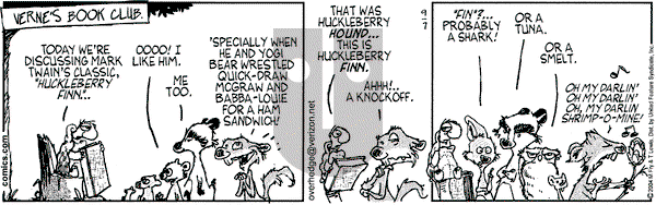 Over the Hedge on Tuesday September 7, 2004 Comic Strip