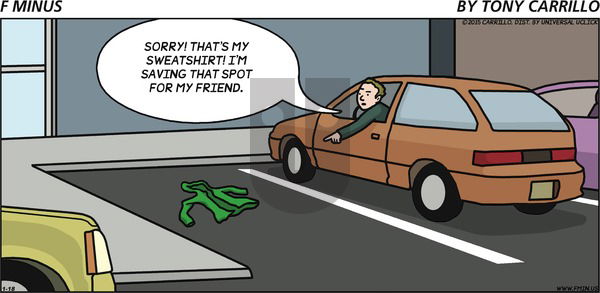 F Minus on Sunday January 18, 2015 Comic Strip