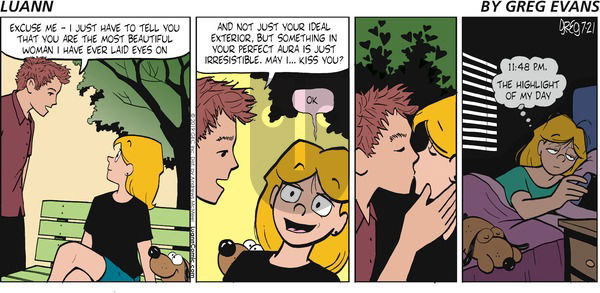 Luann on Sunday July 21, 2019 Comic Strip