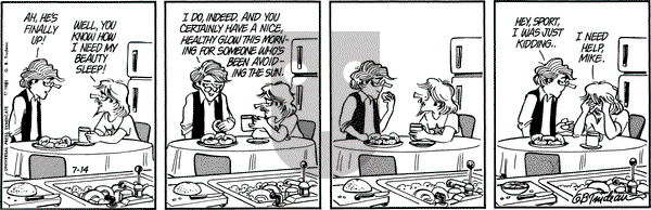 Doonesbury on Tuesday July 14, 1981 Comic Strip