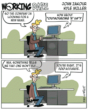 Working Daze on Saturday May 7, 2005 Comic Strip
