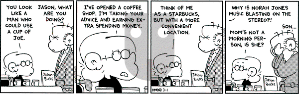 FoxTrot on Wednesday March 1, 2006 Comic Strip