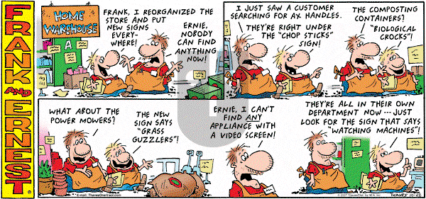 Frank and Ernest - Sunday October 28, 2007 Comic Strip