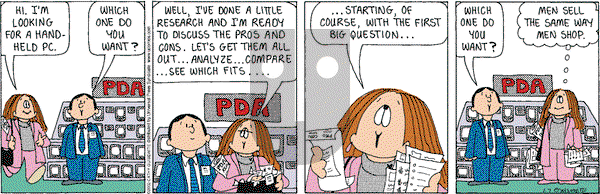 Cathy Classics on Monday January 7, 2002 Comic Strip