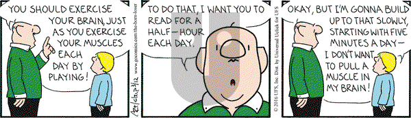 The Born Loser on Saturday March 12, 2016 Comic Strip