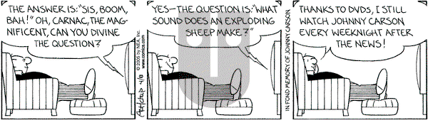The Born Loser on Friday April 8, 2005 Comic Strip