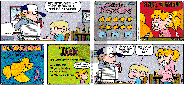 FoxTrot on Sunday October 12, 1997 Comic Strip