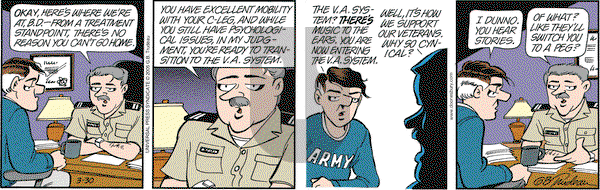 Doonesbury on Wednesday March 30, 2005 Comic Strip