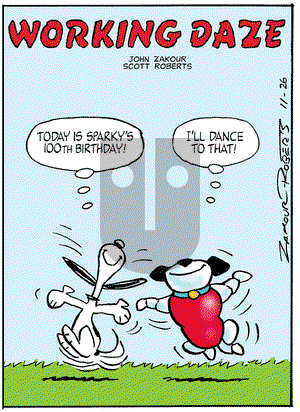 Working Daze - Saturday November 26, 2022 Comic Strip