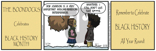 The Boondocks on Saturday February 19, 2005 Comic Strip